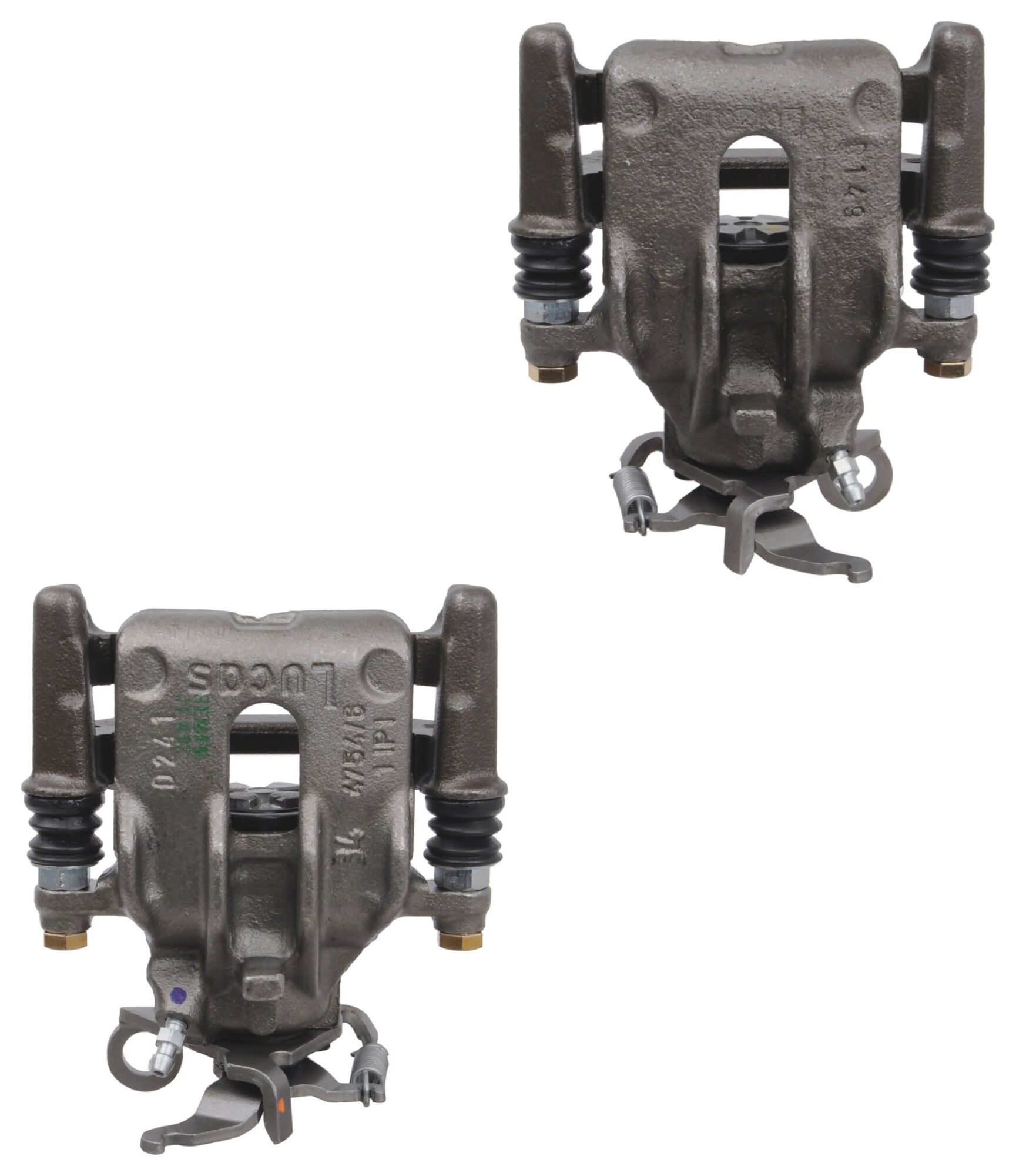 Par De Calipers De Freno Acero Con Soporte Traseros