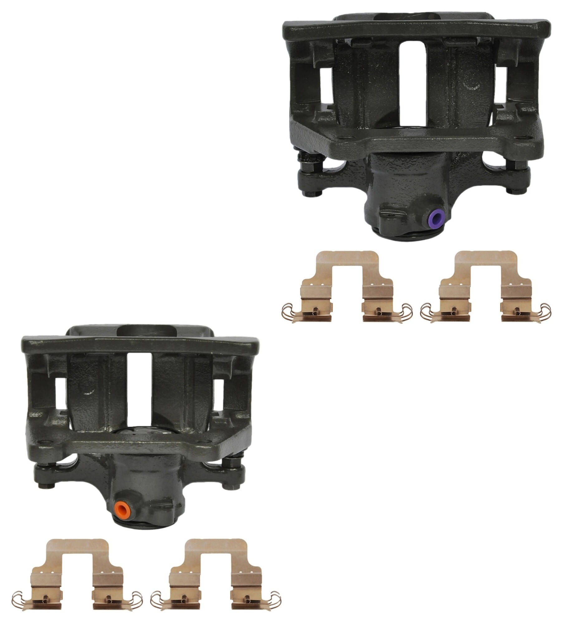 Par De Calipers De Freno Acero Con Soporte Traseros