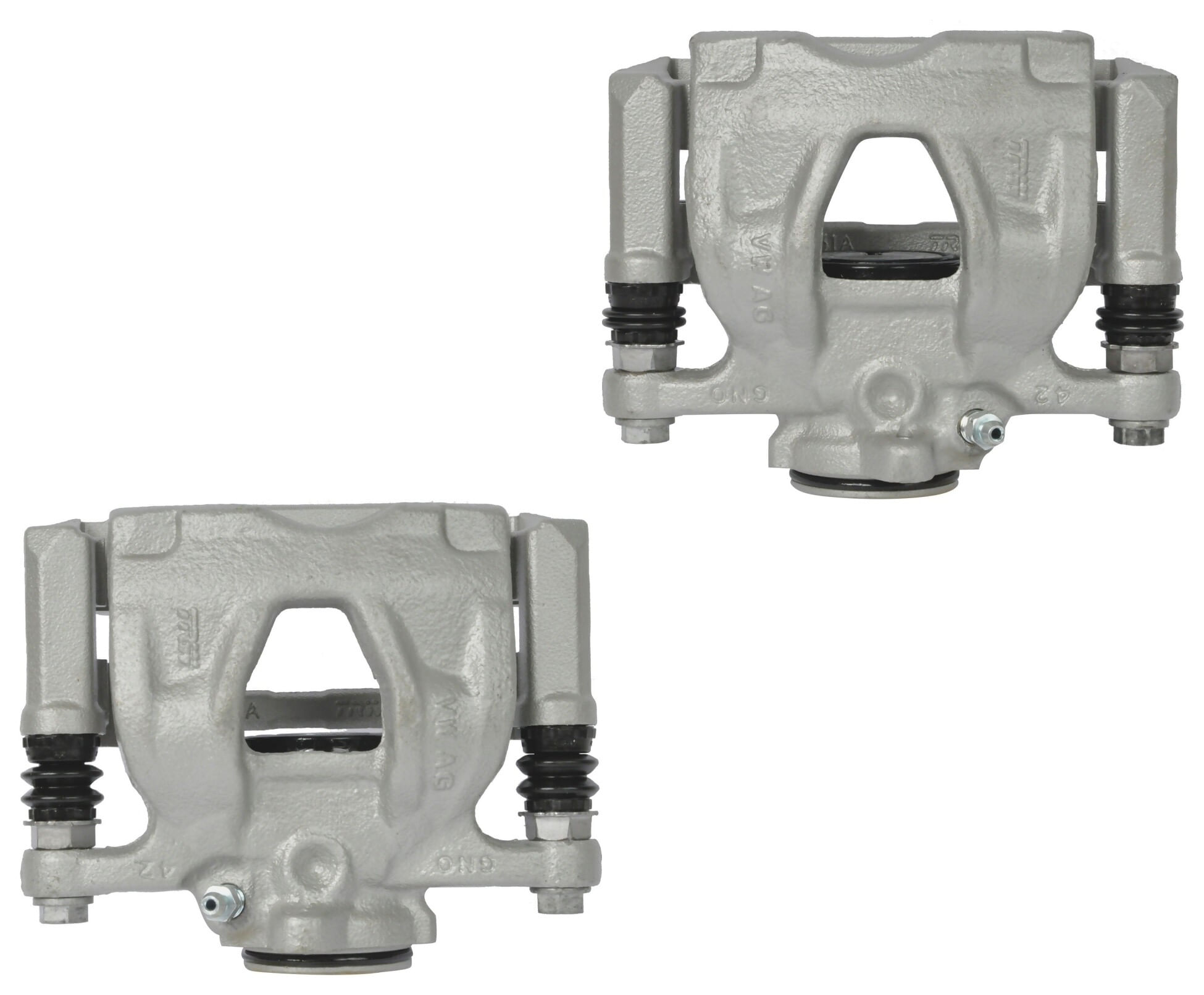 Par De Calipers De Freno Acero Con Soporte Traseros
