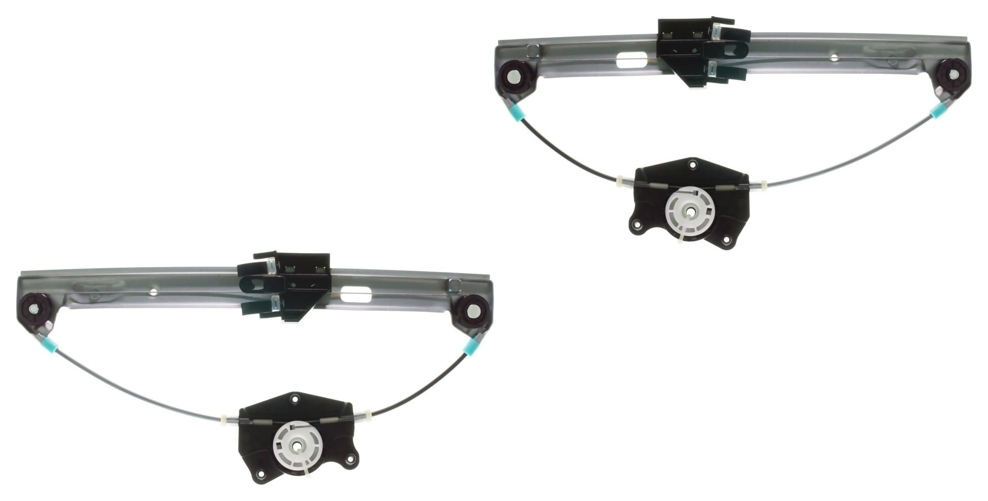 Par De Elevadores De Cristal Eléctricos Traseros Sin Motor
