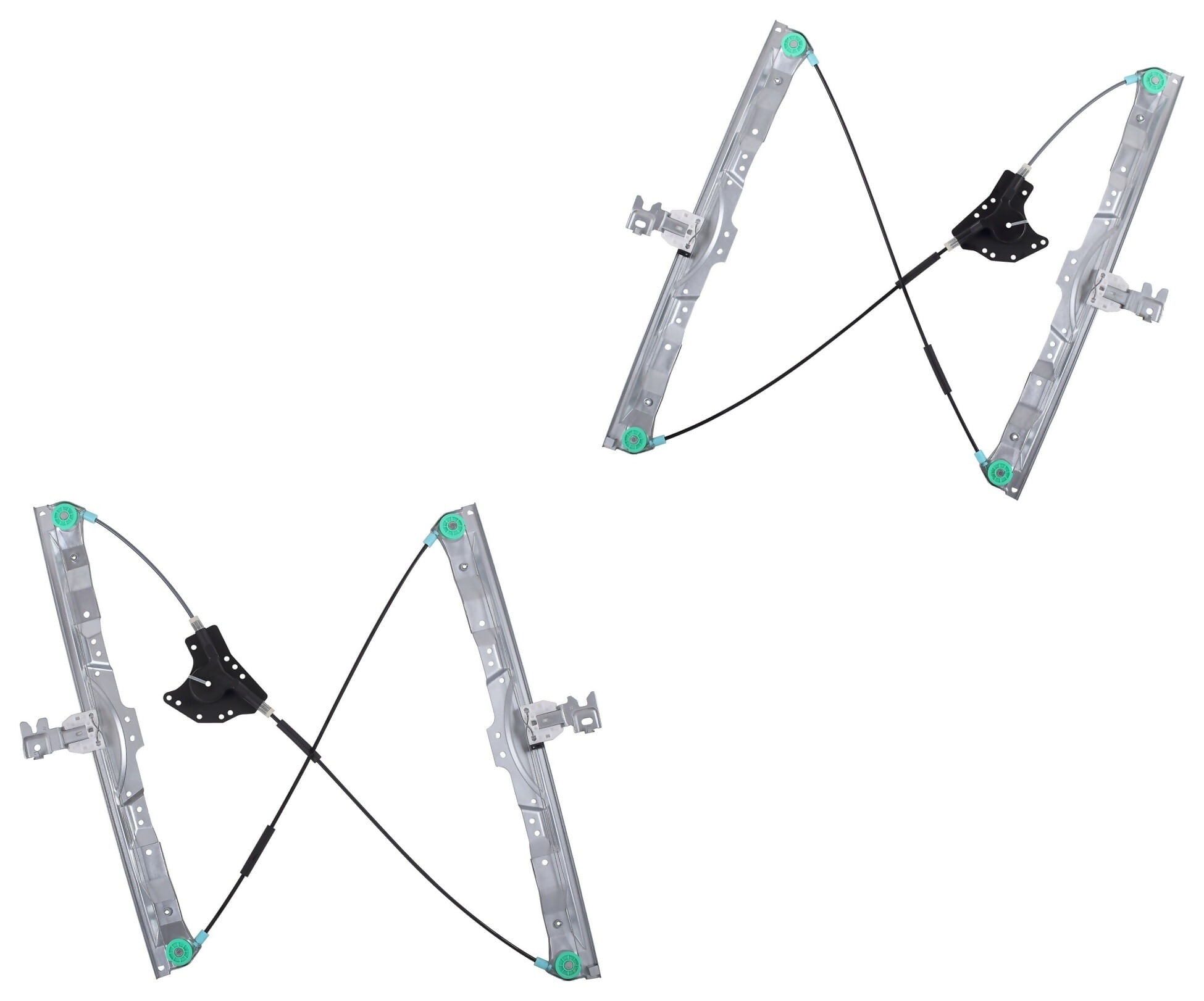 Par De Elevadores De Cristal Eléctricos Delanteros Sin Motor