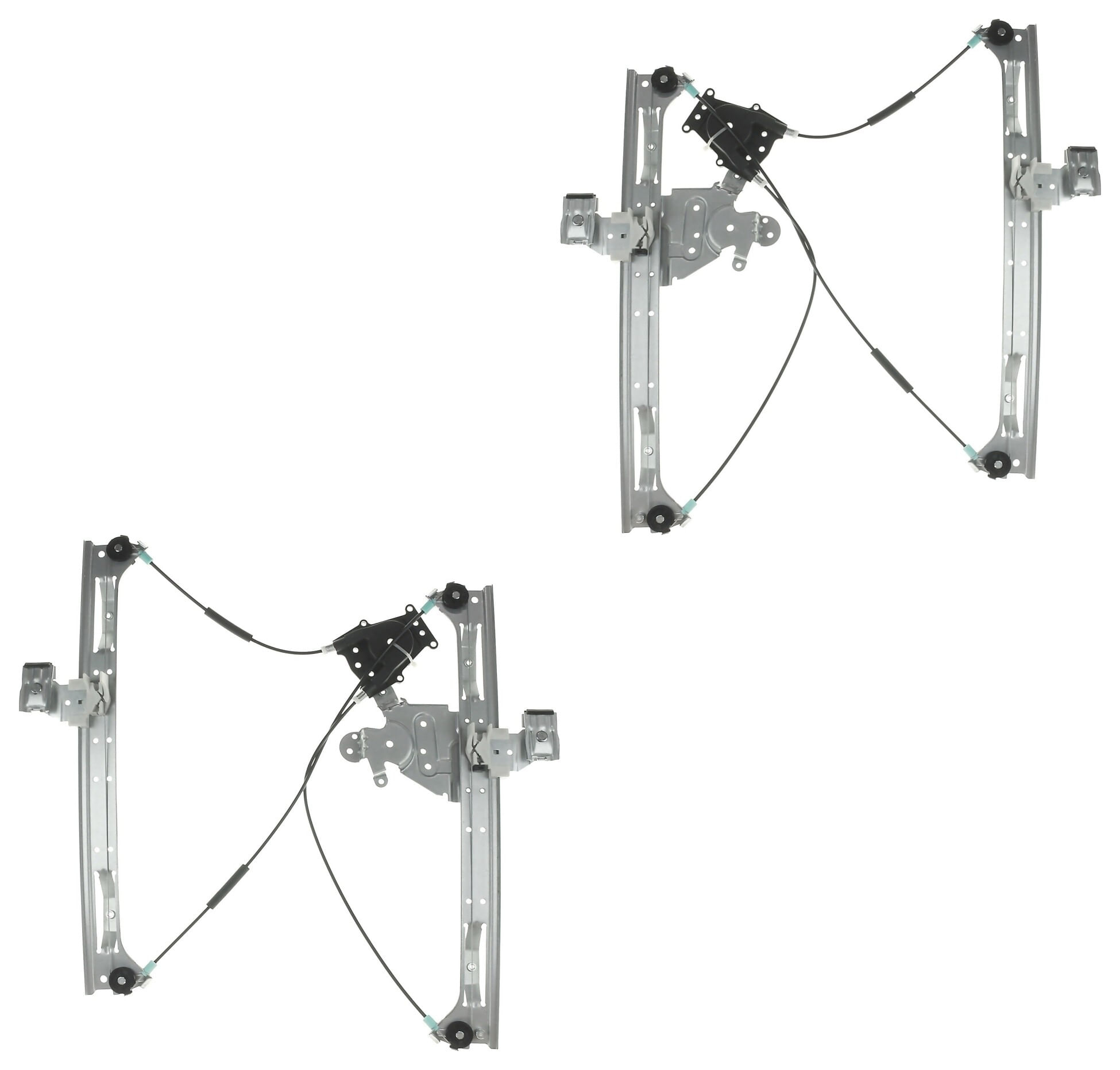 Par De Elevadores De Cristal Eléctricos Delanteros Sin Motor