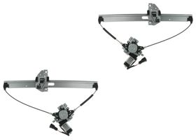 Par De Elevadores De Cristal Eléctricos Traseros Con Motor