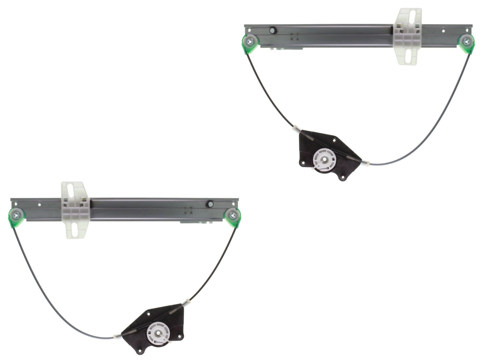 Par De Elevadores De Cristal Eléctricos Traseros Sin Motor