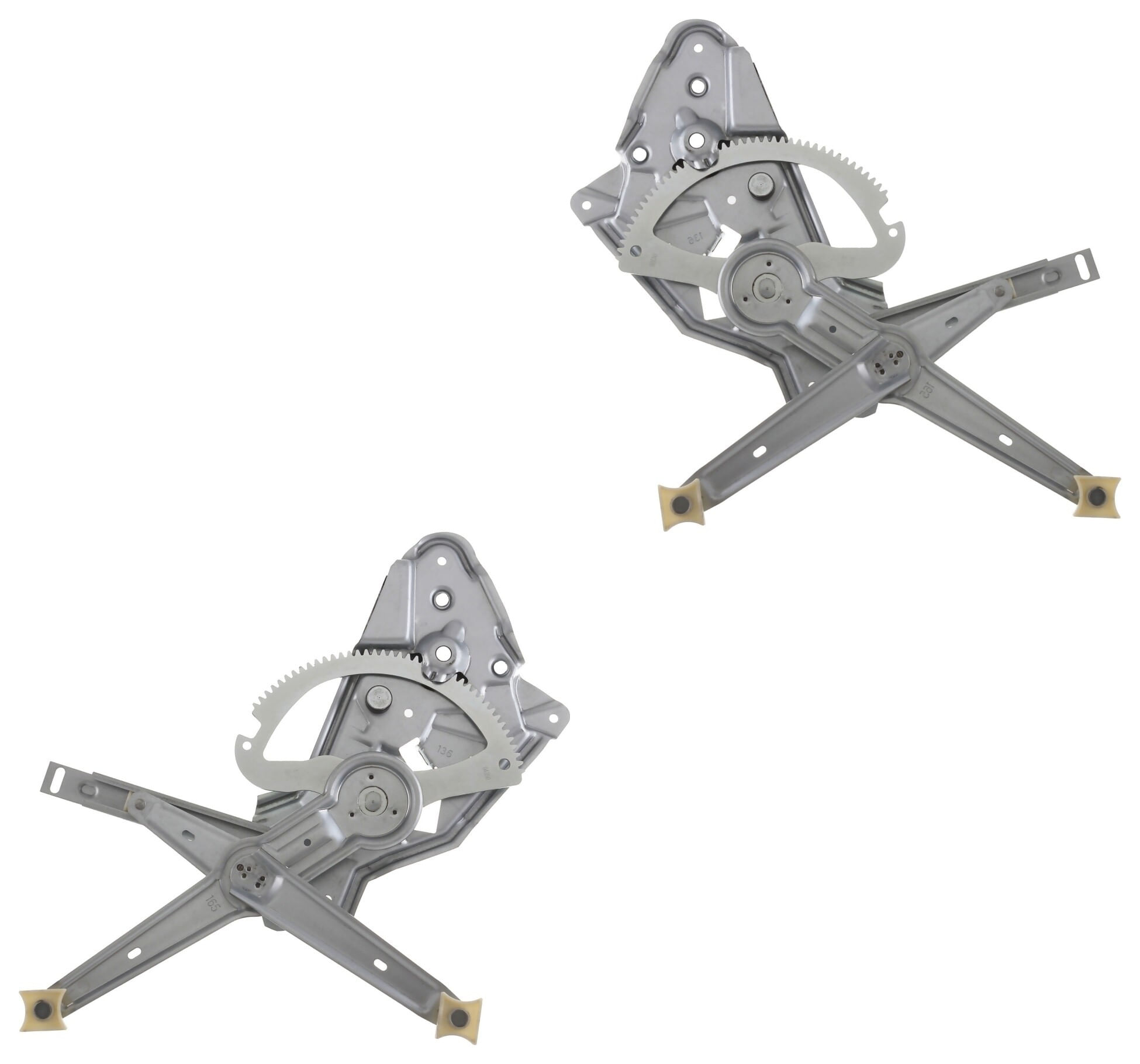 Par De Elevadores De Cristal Eléctricos Traseros Sin Motor