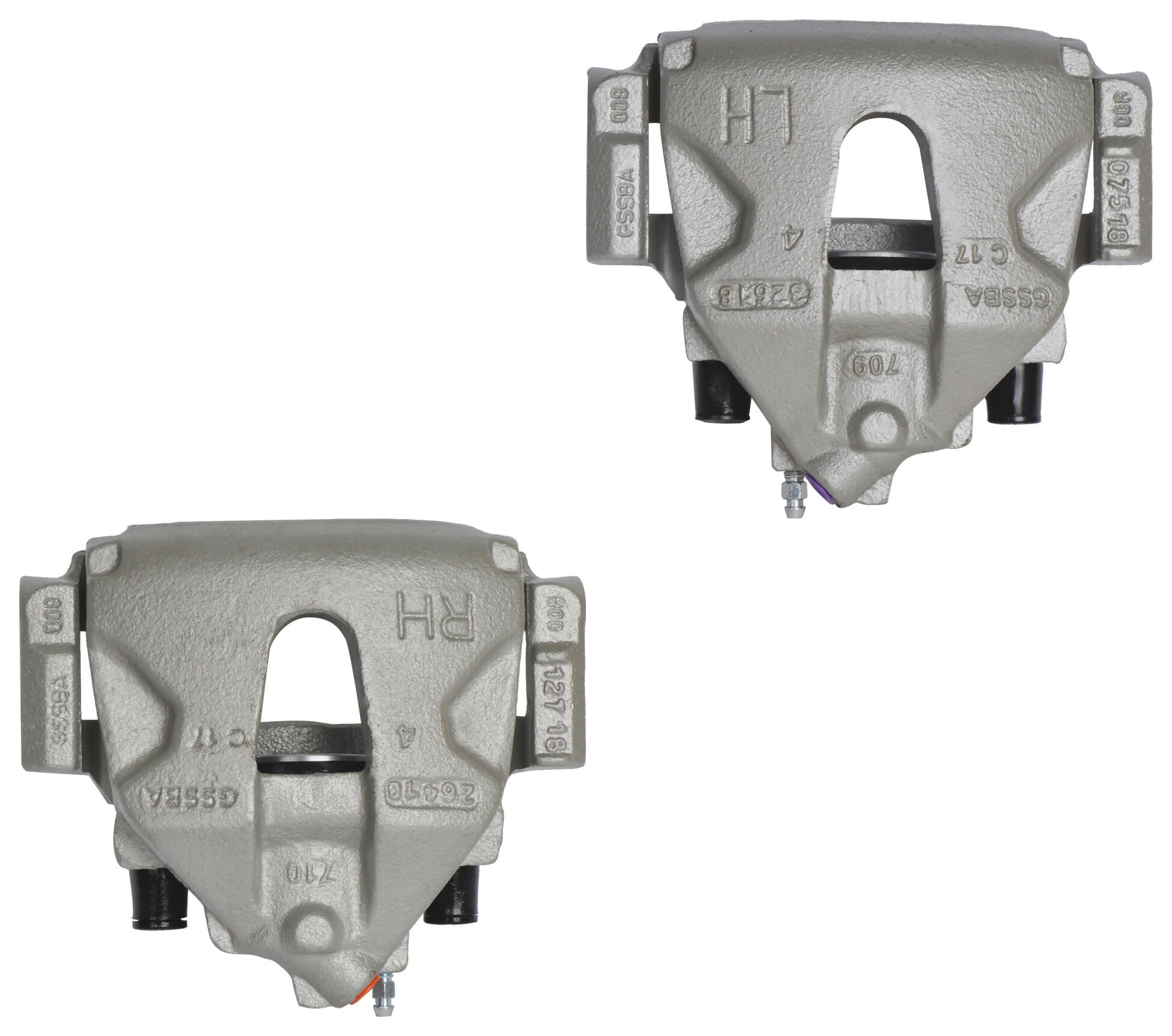 Par De Calipers De Freno Acero Con Soporte Delanteros