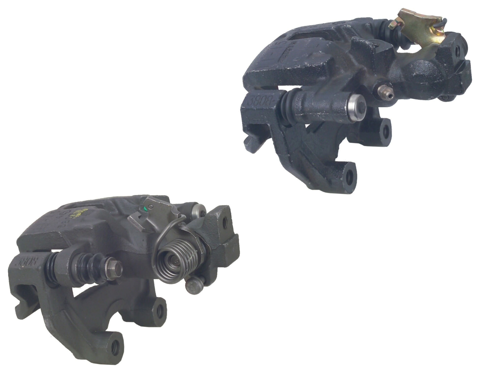 Par De Calipers De Freno Acero Con Soporte Traseros