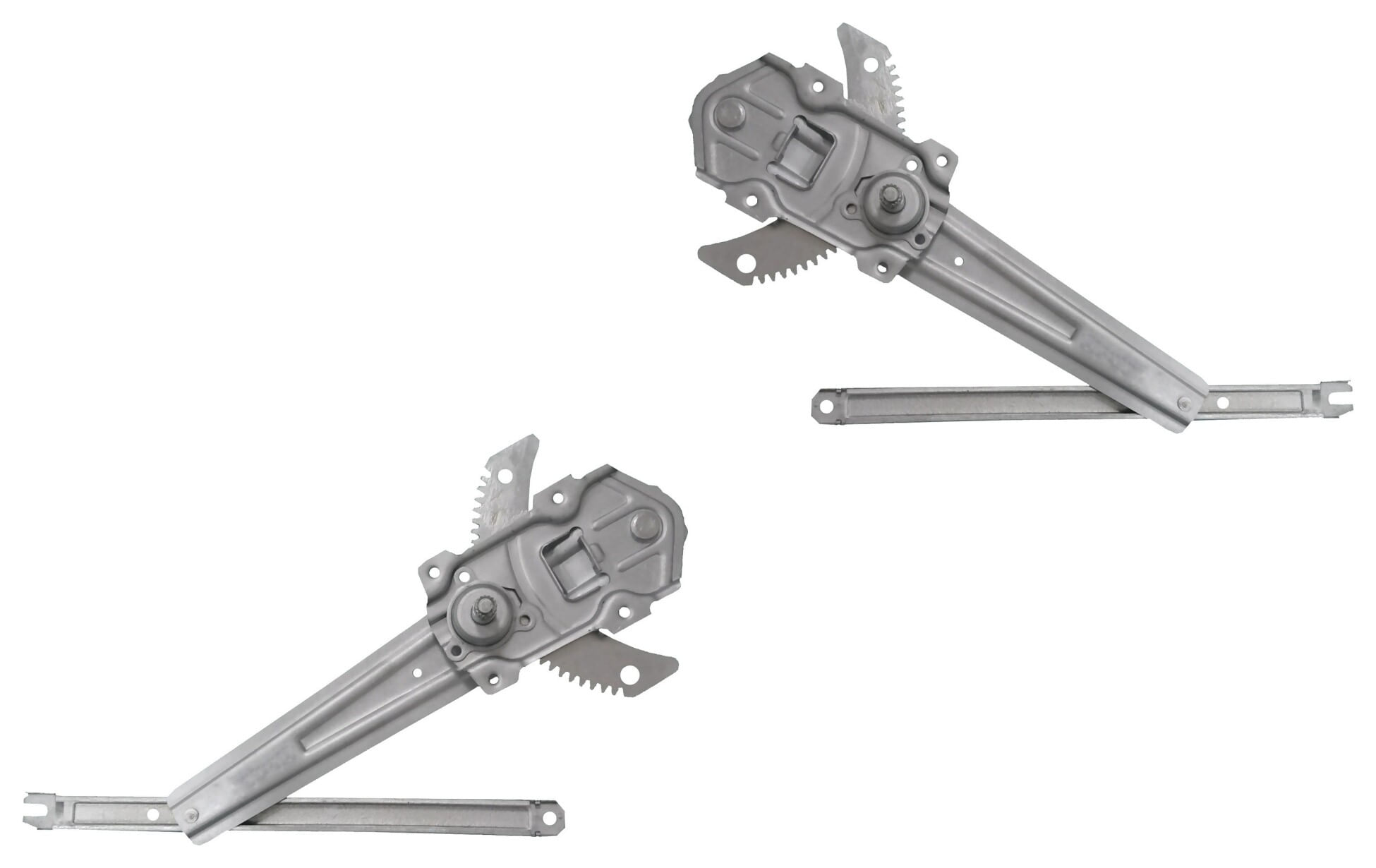 Par De Elevadores De Cristal Manuales Traseros Sin Motor