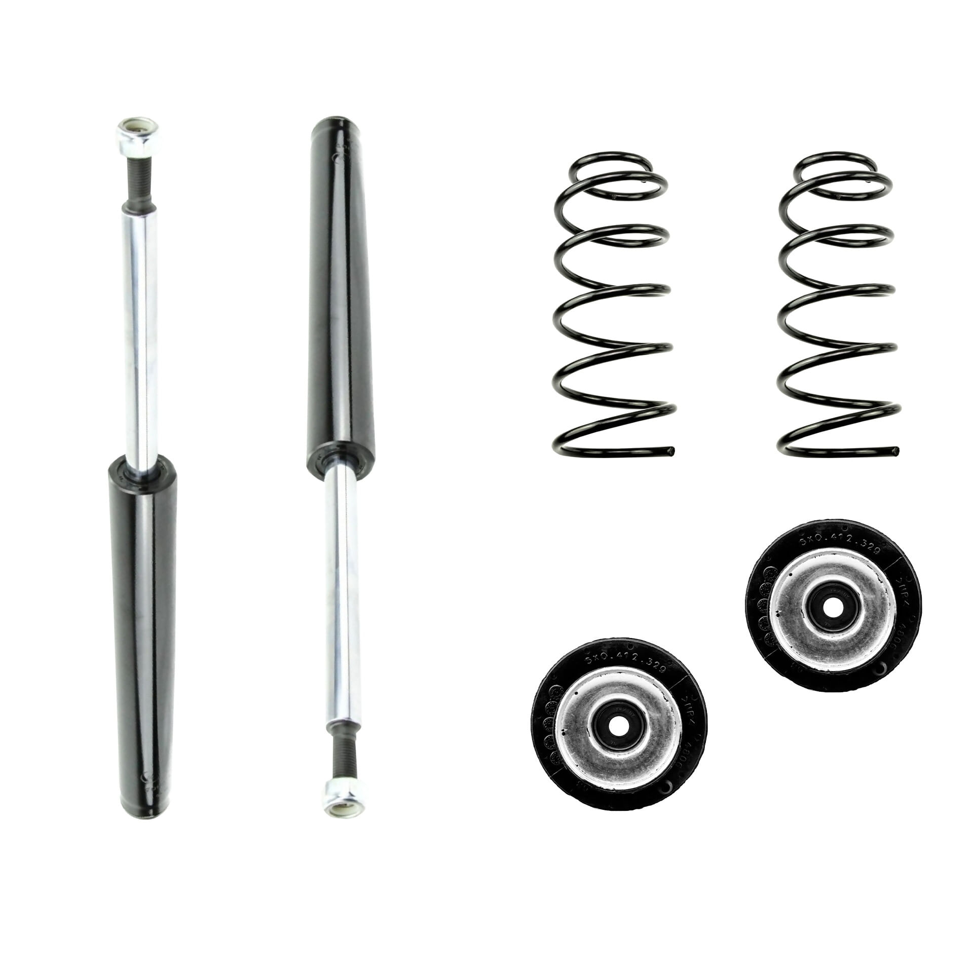 Kit De Amortiguadores, Bases Y Resortes (6 Piezas)