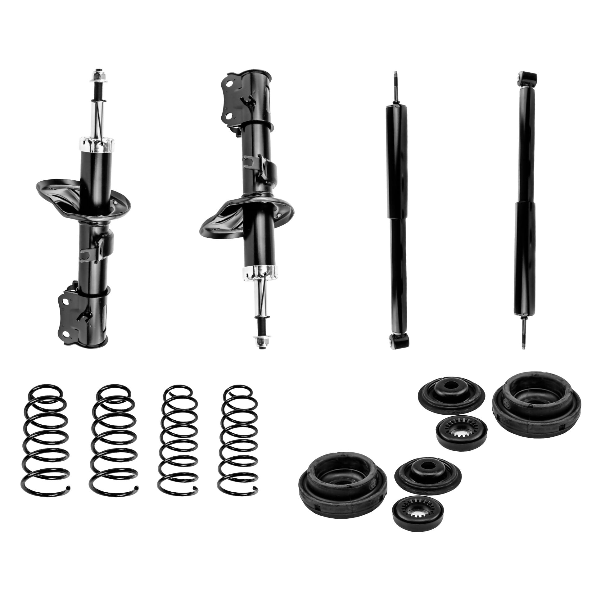 Kit De Amortiguadores, Bases Y Resortes (10 Piezas)