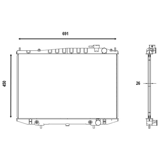valeo-radiador-de-agua-soldado-nissan-frontier-2008-frontier-l4-2-4l-0