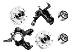 Kit De Manguetas, Mazas Y Baleros De Rueda (6 Piezas)