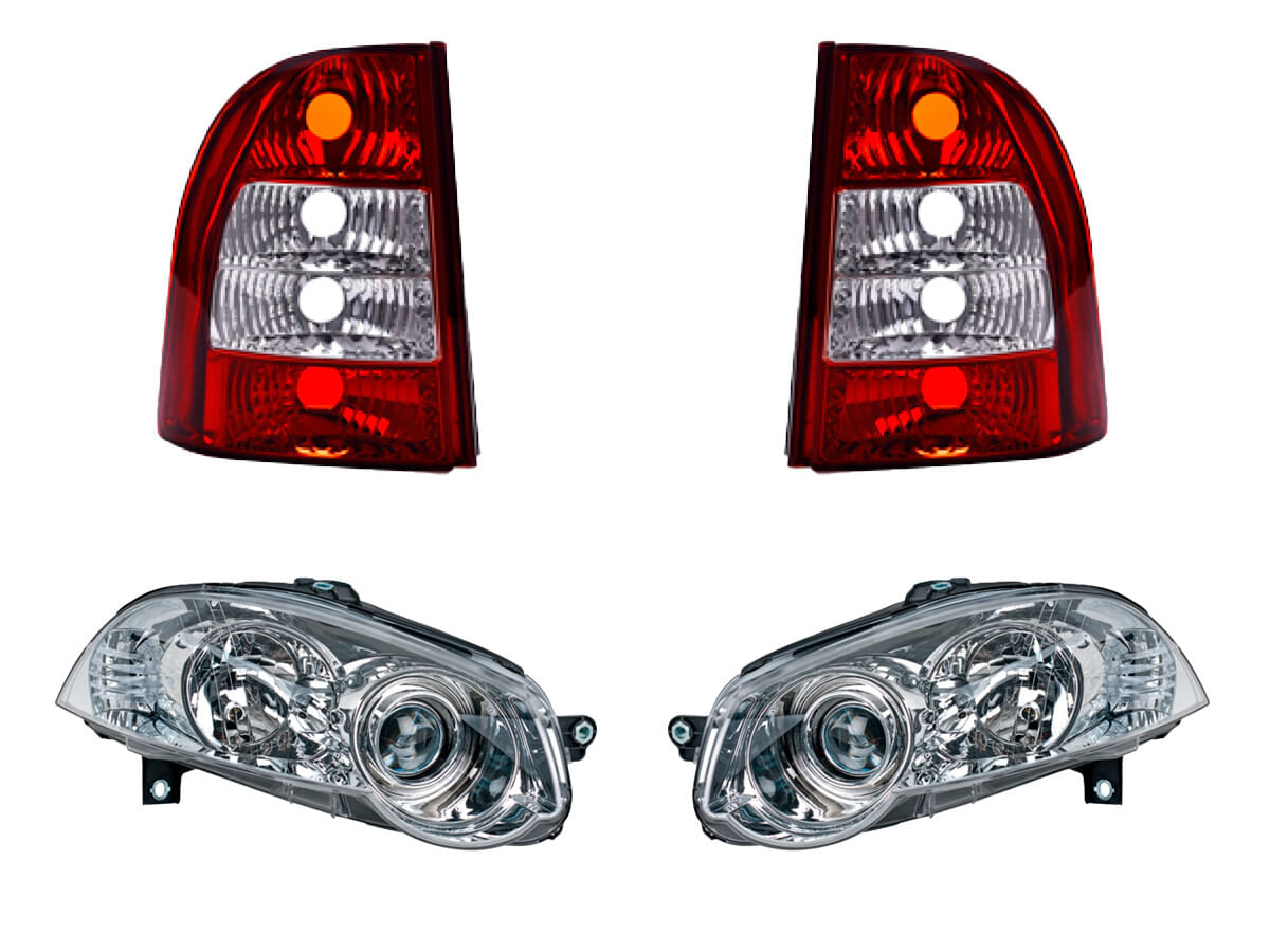 Kit De Faros Y Calaveras (4 Piezas)