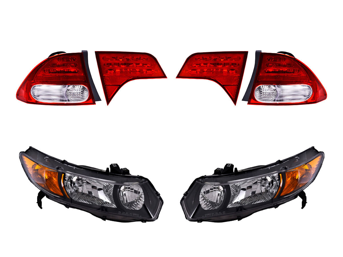 Kit De Faros Y Calaveras (6 Piezas)