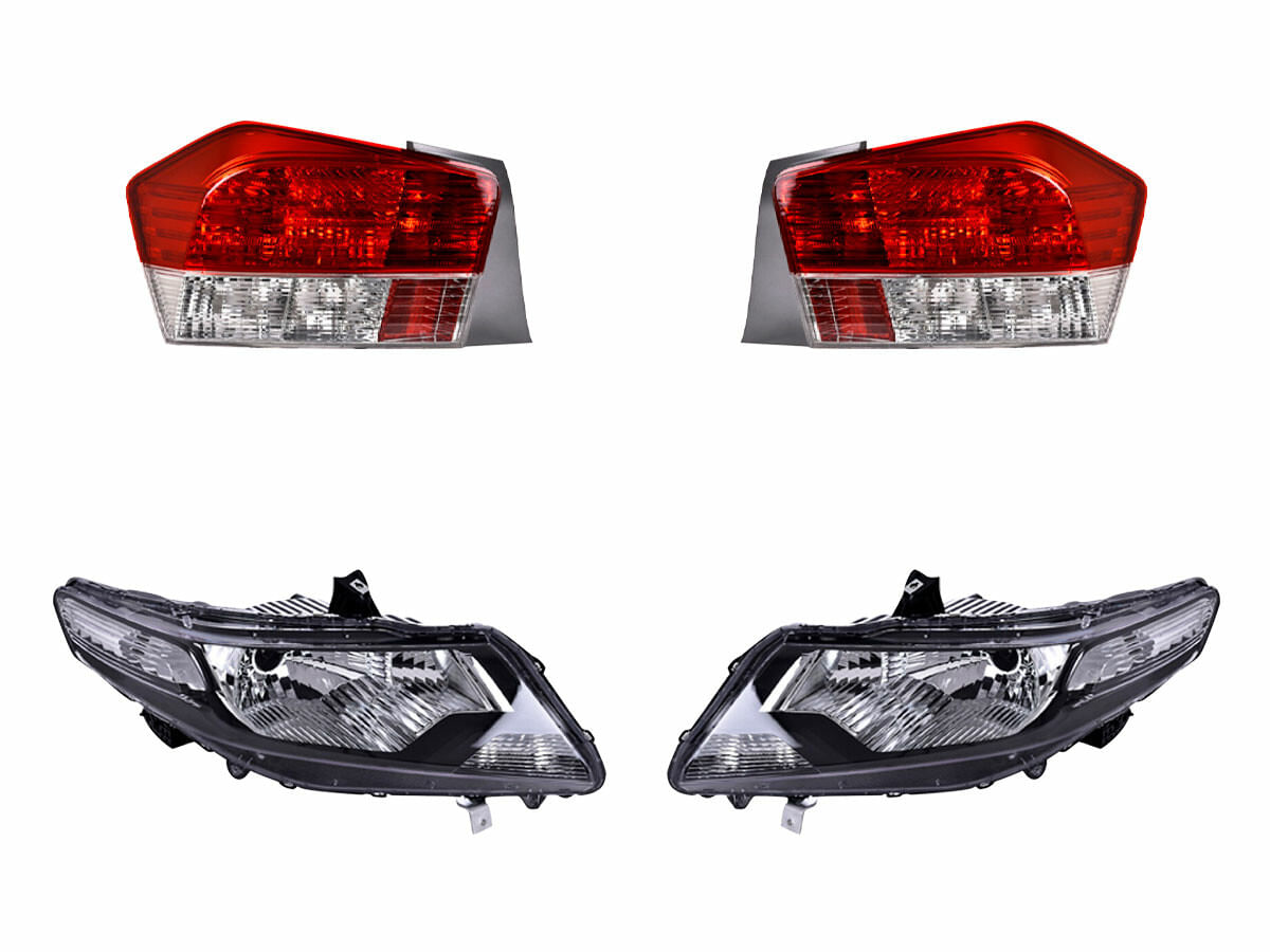 Kit De Faros Para Foco Halógeno Sin Foco Y Calaveras Sin Foco (4 Piezas)