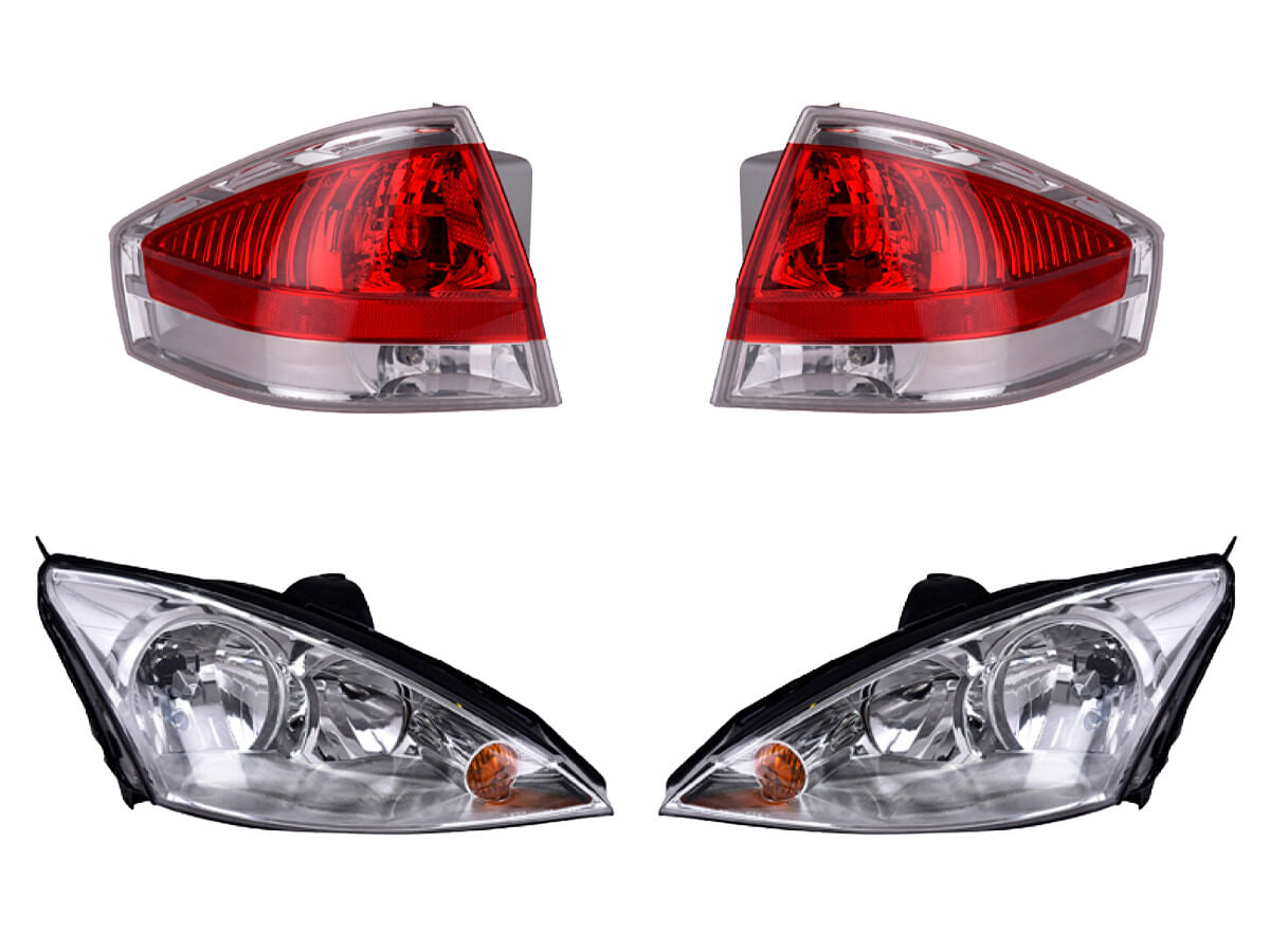 Kit De Faros Para Foco Halógeno Sin Foco Y Calaveras (4 Piezas)