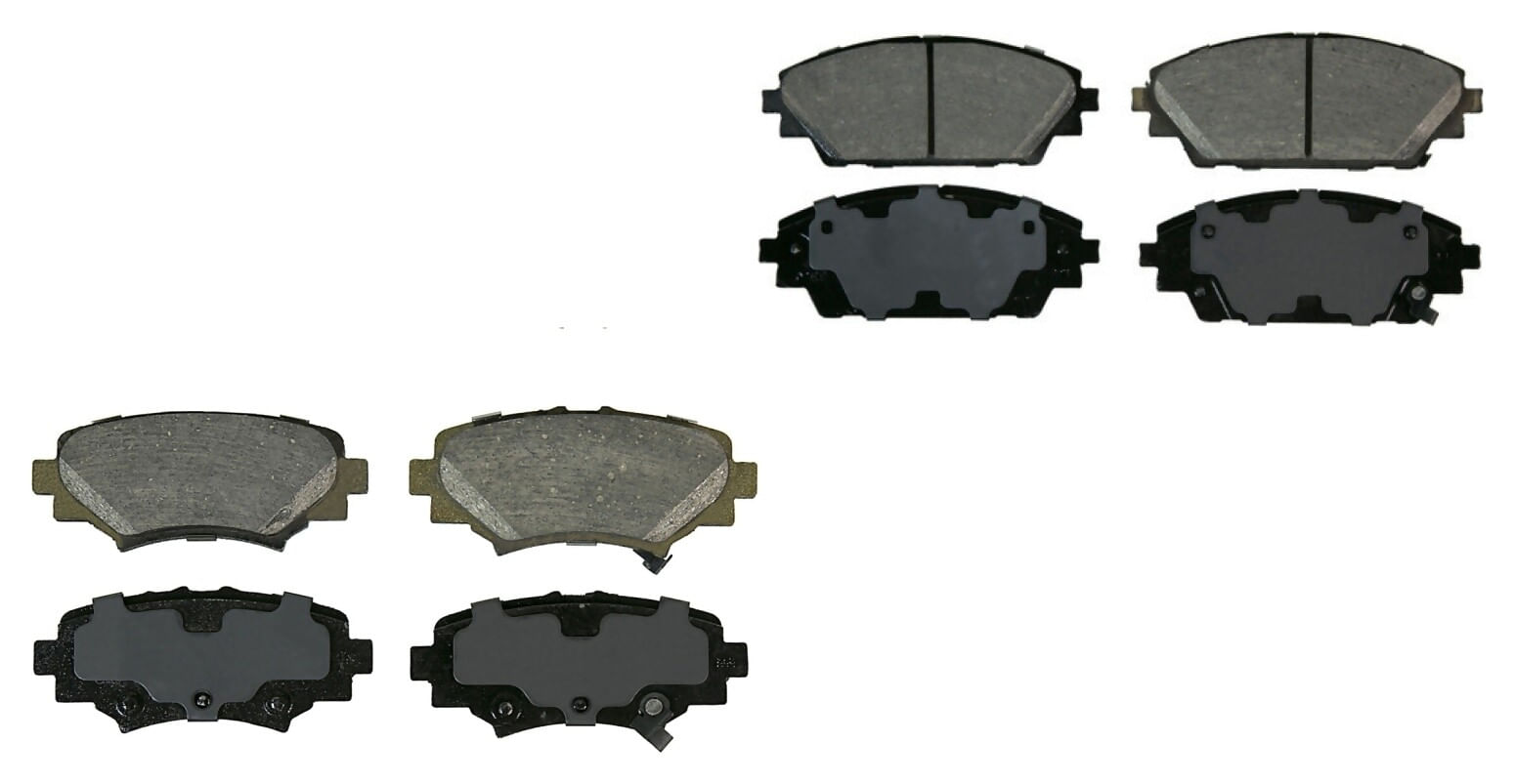Kit De Balatas Ceramicas Delanteras Y Traseras
