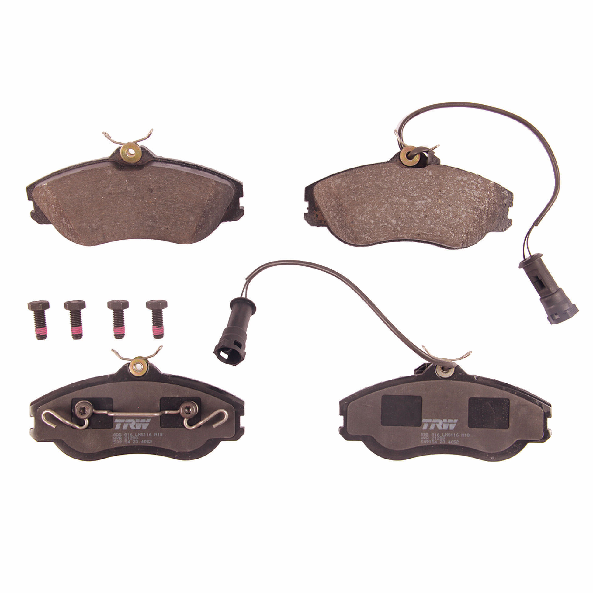 Kit De Balatas Bajos Metales Delanteras Y Traseras