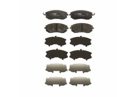 Kit De Balatas Bajos Metales Delanteras Y Traseras