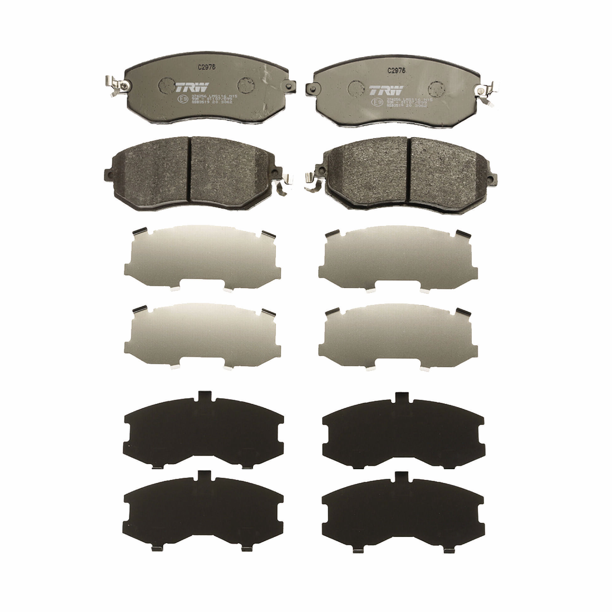 Kit De Balatas Bajos Metales Delanteras Y Traseras
