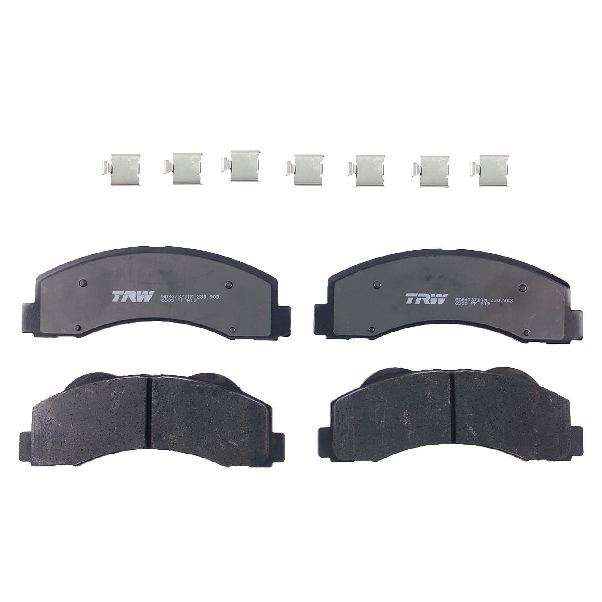 Kit De Balatas Ceramicas Delanteras Y Traseras