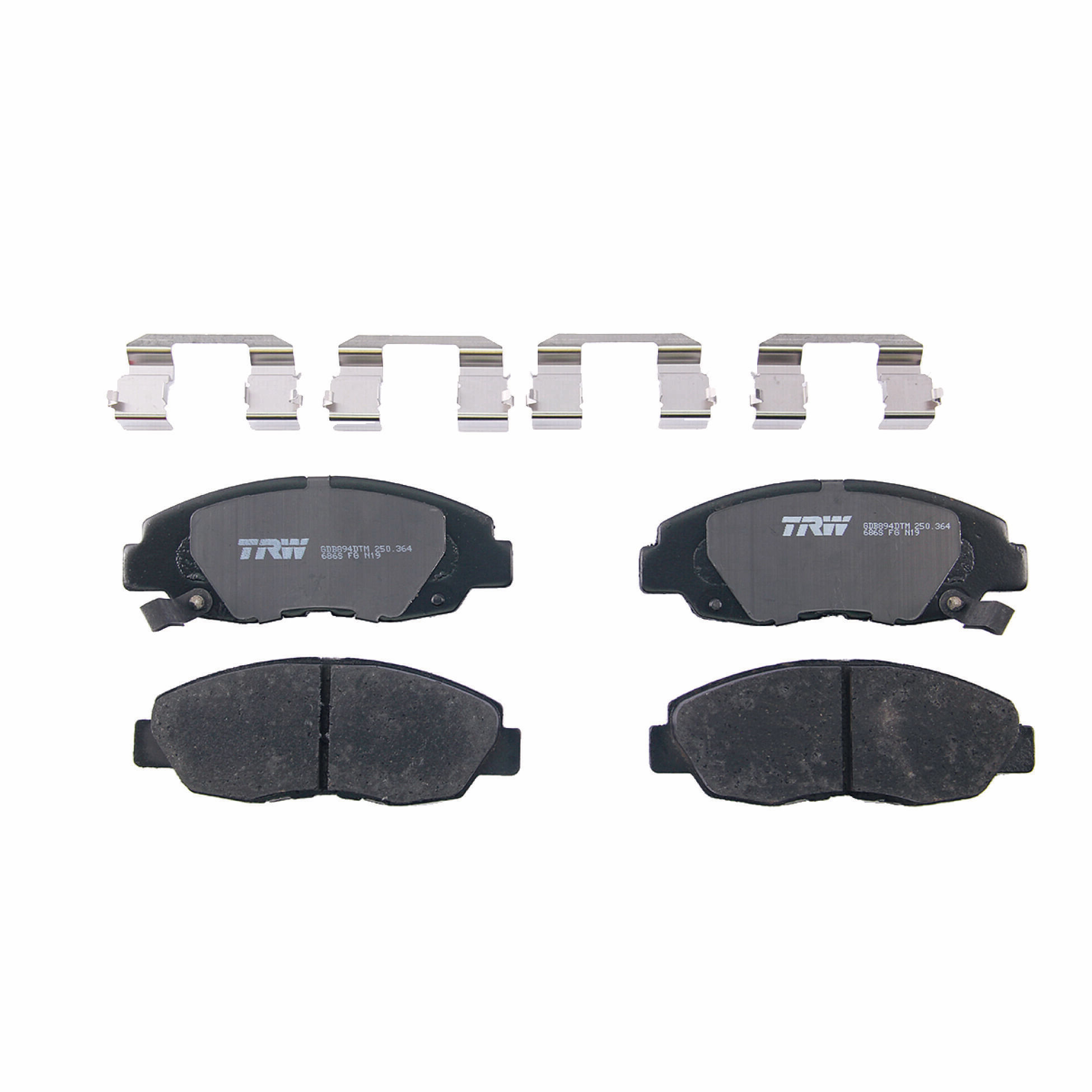 Kit De Balatas Ceramicas Delanteras Y Traseras