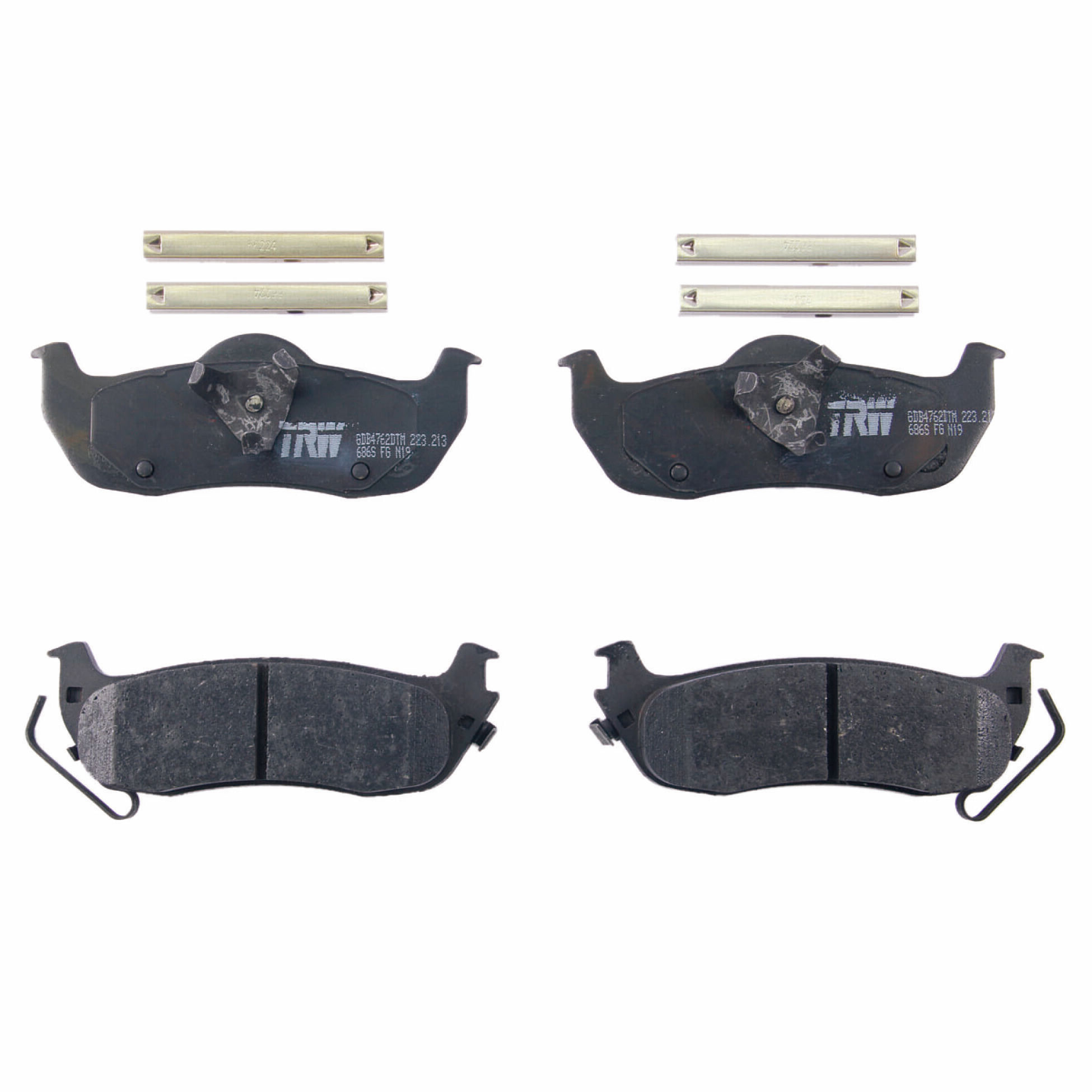 Kit De Balatas Ceramicas Delanteras Y Traseras