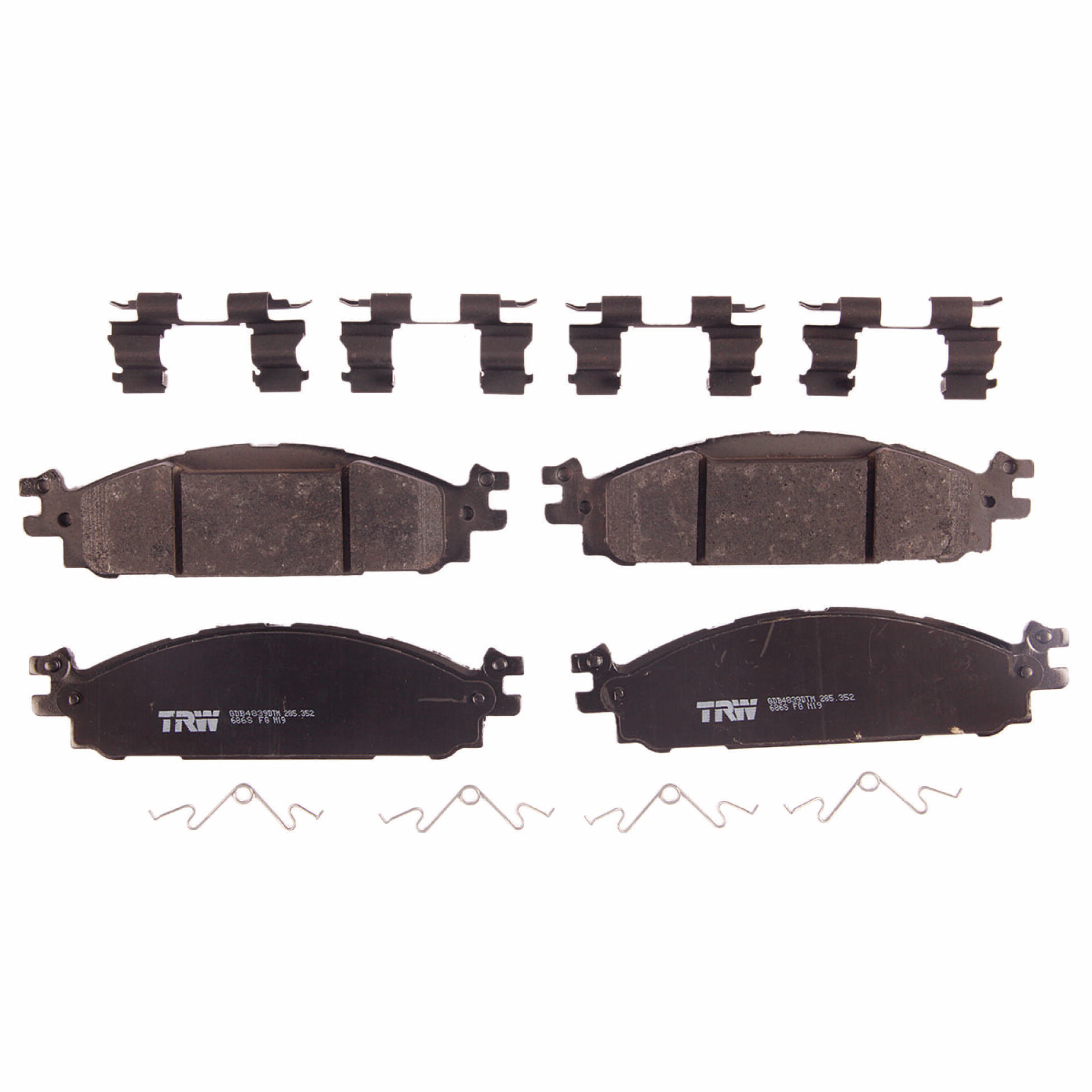 Kit De Balatas Ceramicas Delanteras Y Traseras