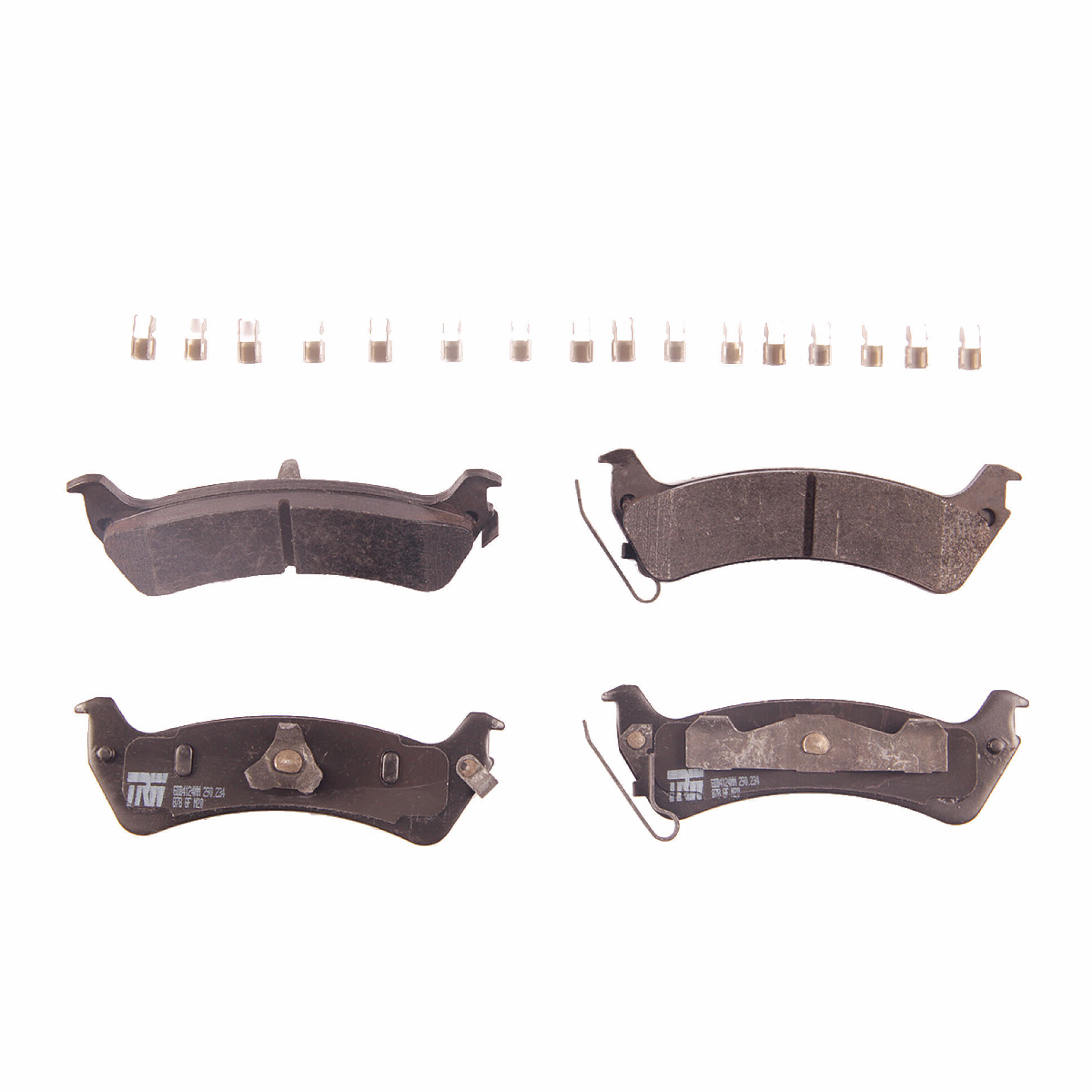 Kit De Balatas Semimetalicas Delanteras Y Traseras