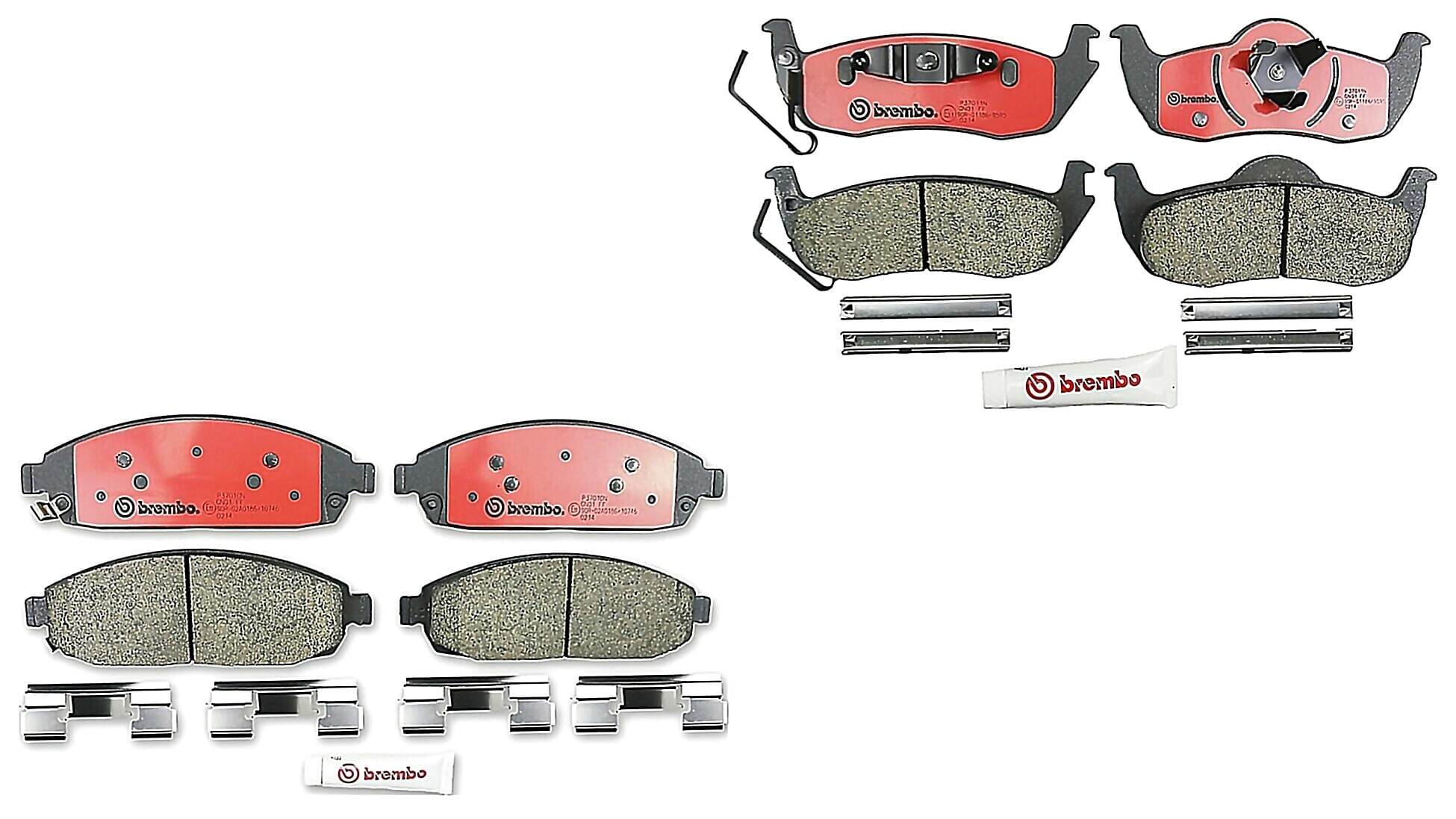 Kit De Balatas Bajos Metales Delanteras y Traseras