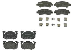 Kit De Balatas Bajos Metales Delanteras y Traseras
