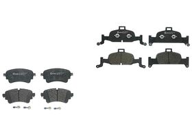 Kit De Balatas Bajos Metales Delanteras y Traseras