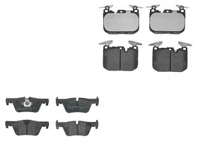 Kit De Balatas Bajos Metales Delanteras y Traseras