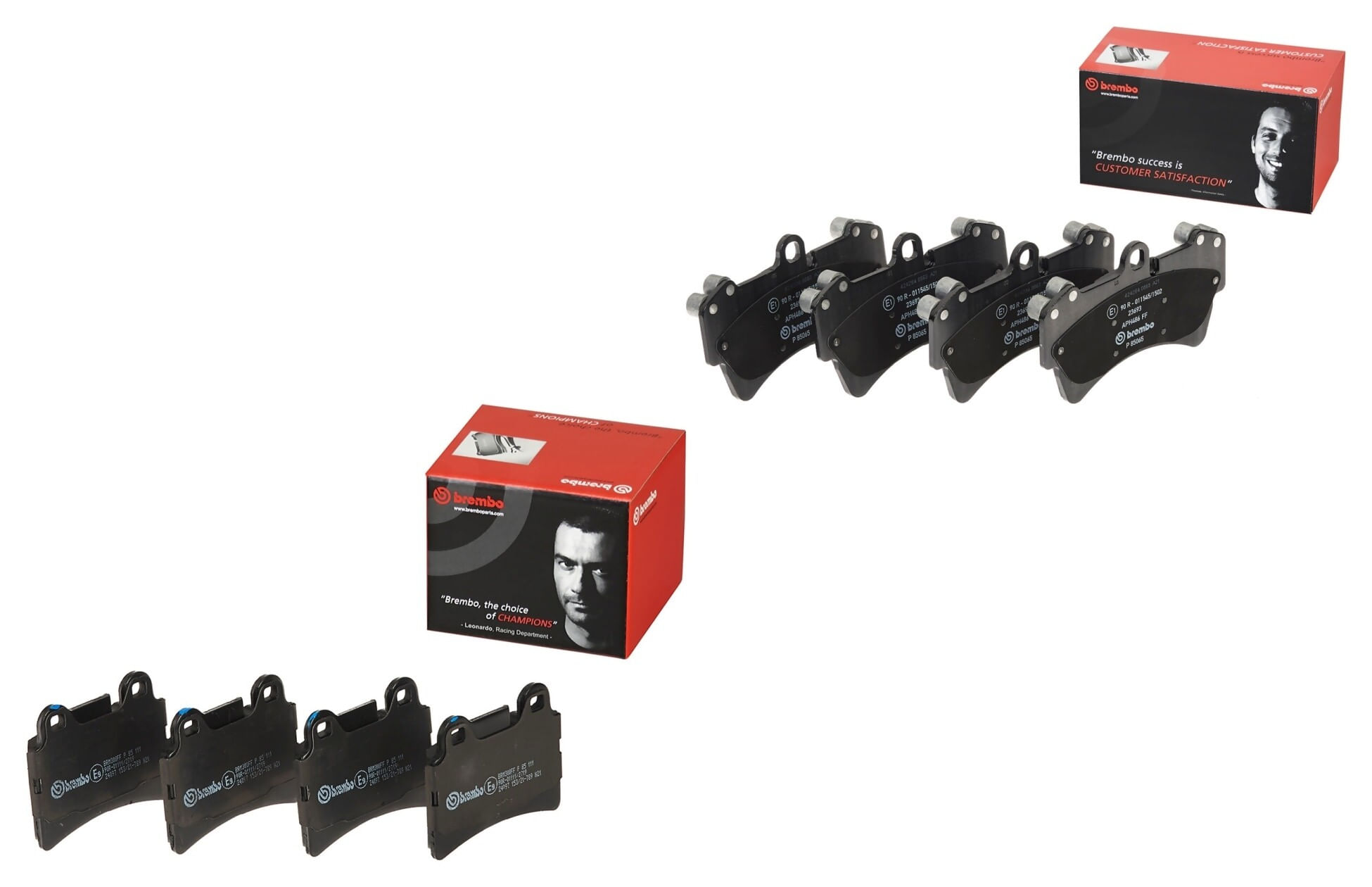 Kit De Balatas Bajos Metales Delanteras y Traseras
