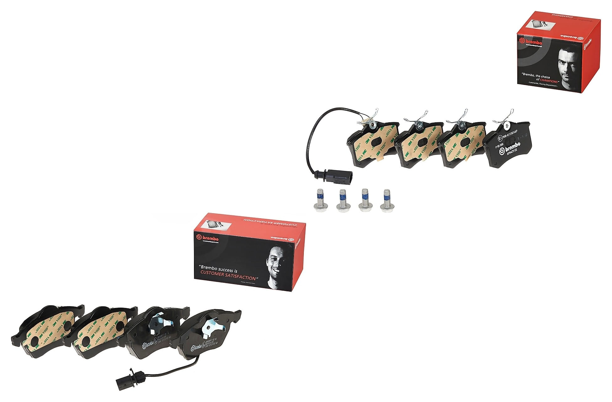 Kit De Balatas Bajos Metales Delanteras y Traseras
