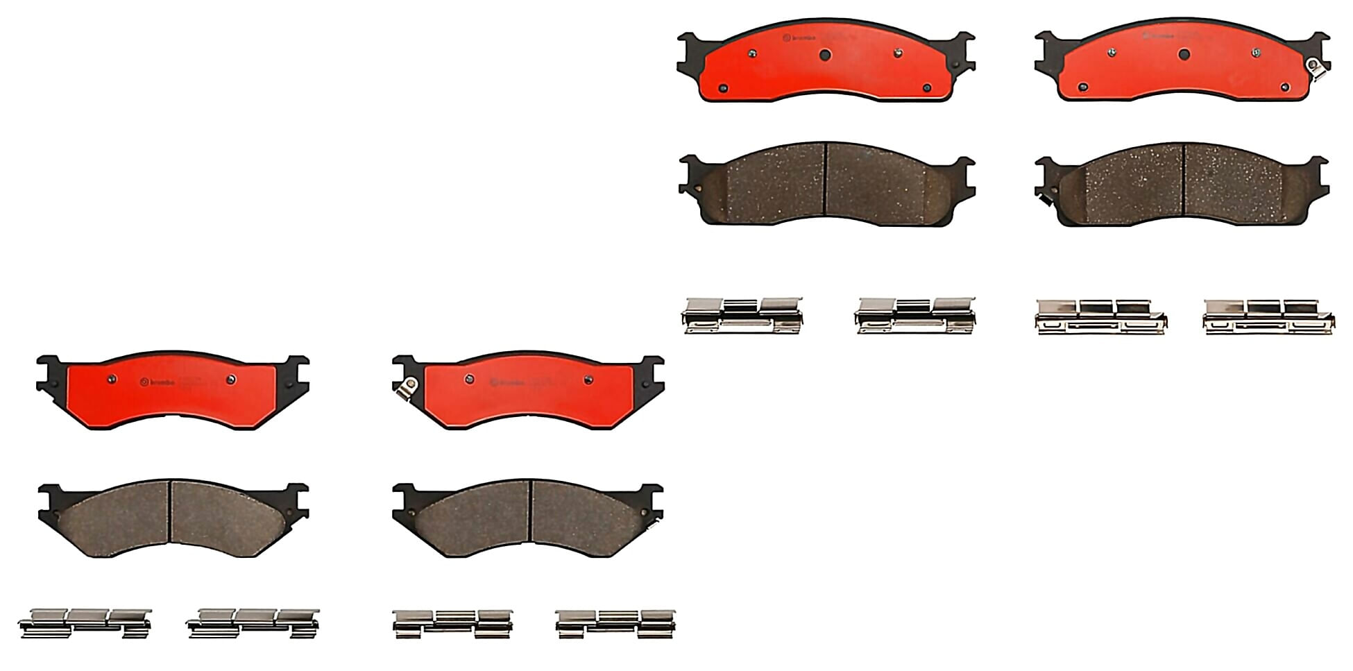 Kit De Balatas Ceramicas Delanteras y Traseras