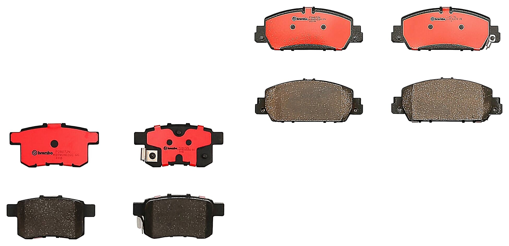 Kit De Balatas Ceramicas Delanteras y Traseras