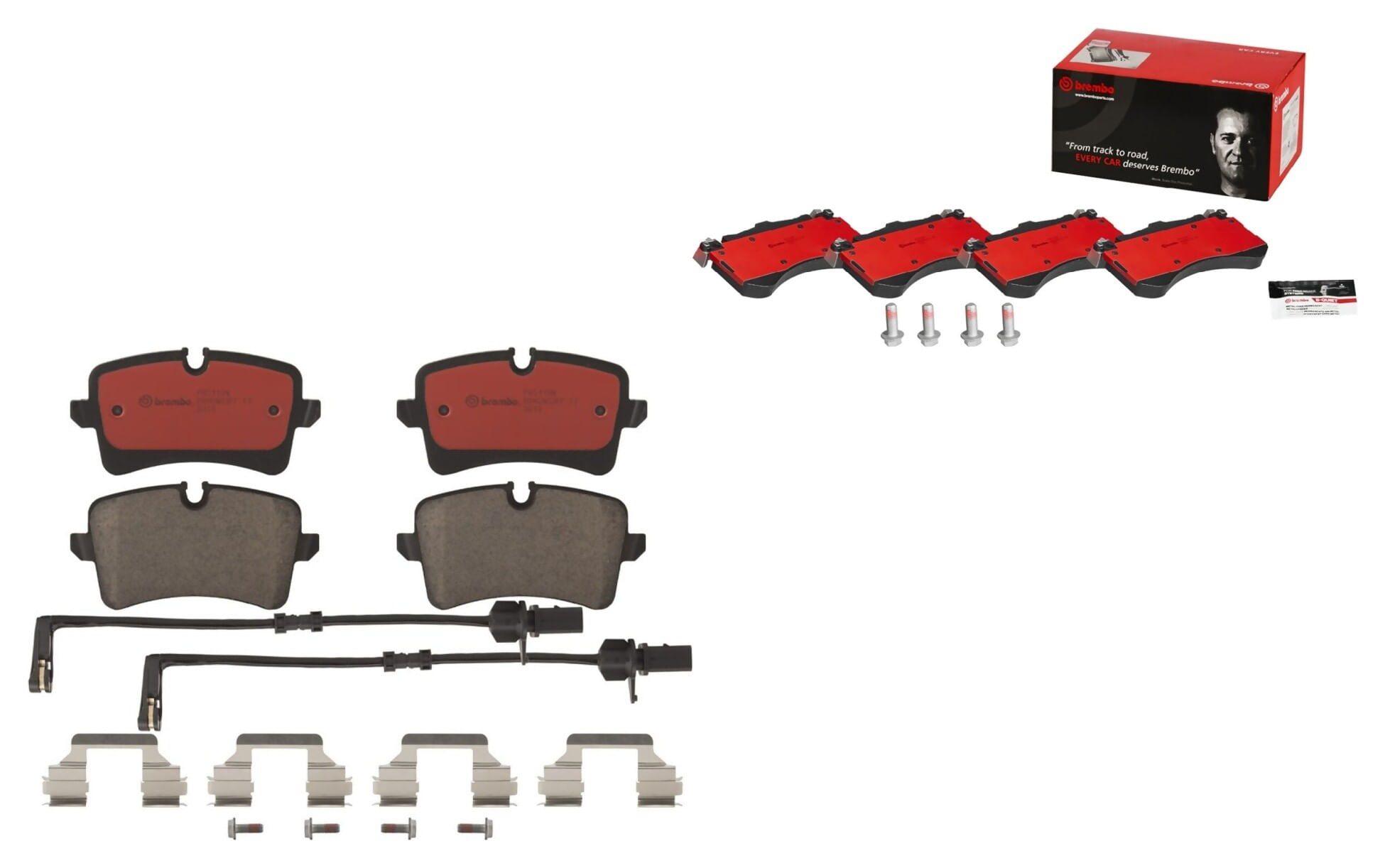 Kit De Balatas Cerámicas Delanteras y Traseras