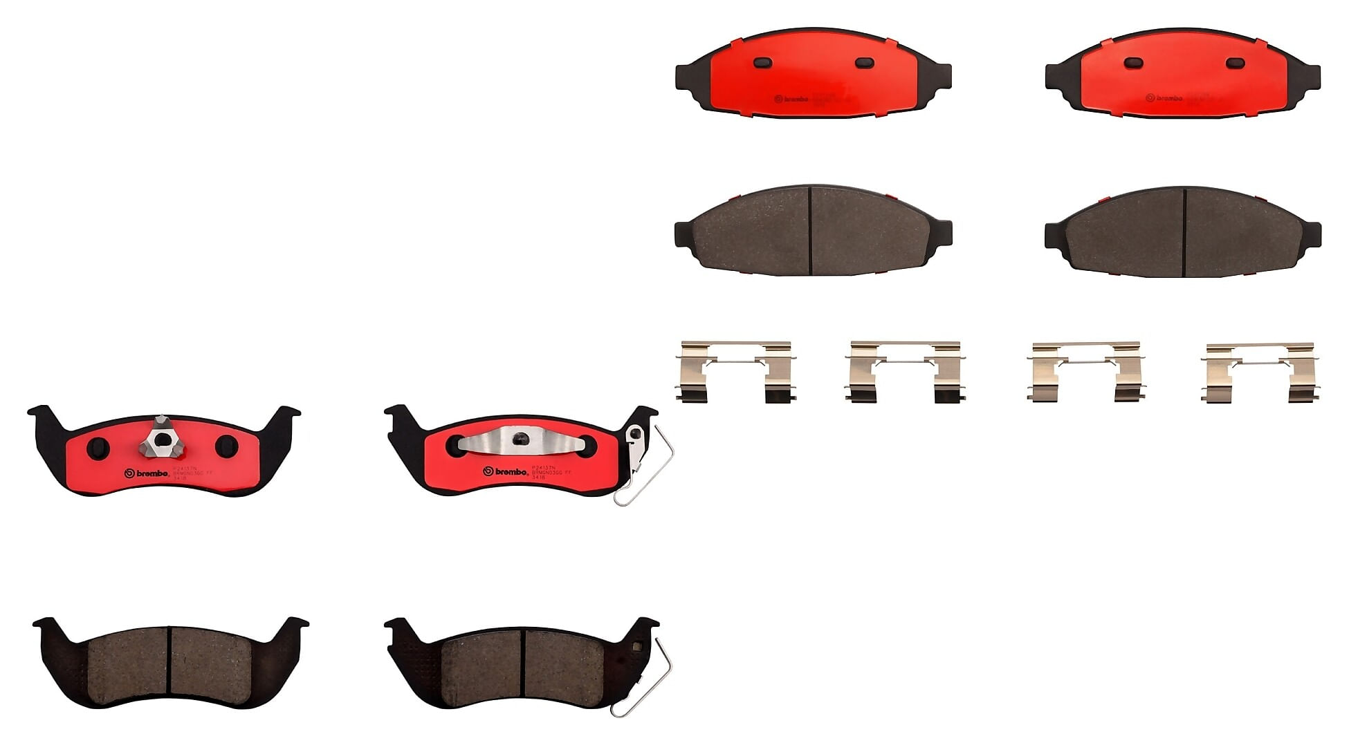 Kit De Balatas Ceramicas Delanteras y Traseras