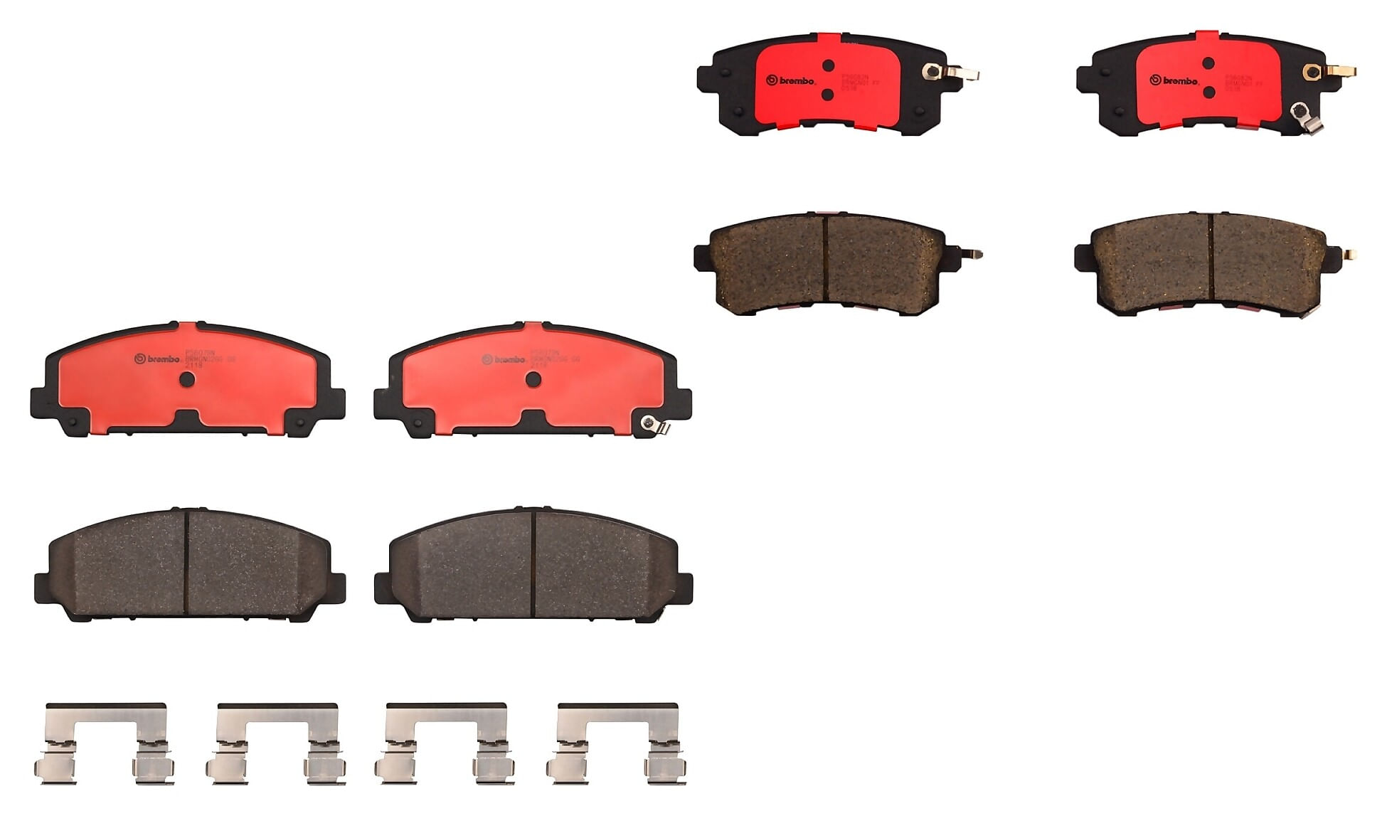 Kit De Balatas Ceramicas Delanteras y Traseras