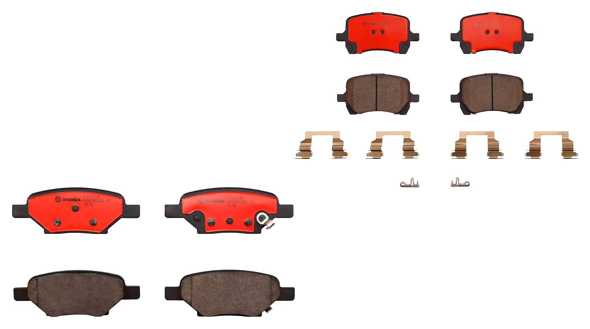 Kit De Balatas Ceramicas Delanteras y Traseras
