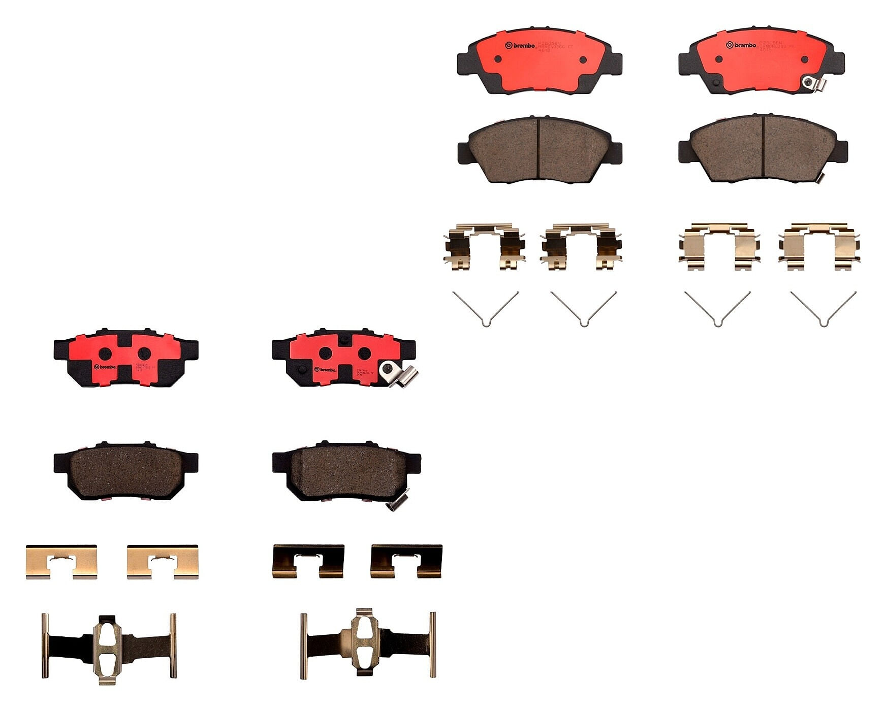 Kit De Balatas Ceramicas Delanteras y Traseras