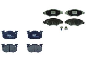 Kit De Balatas Bajos Metales Delanteras Y Traseras