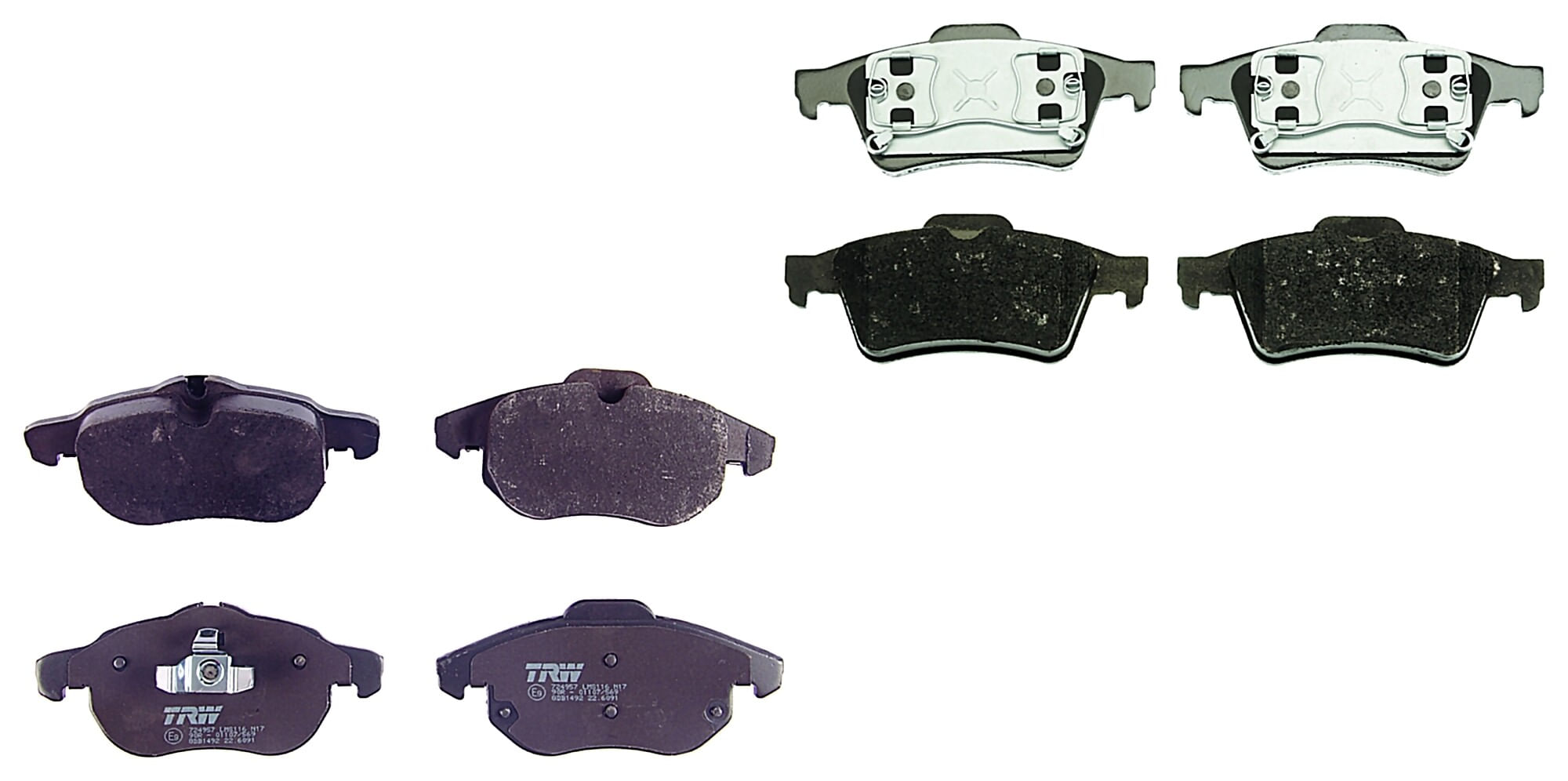 Kit De Balatas Bajos Metales Delanteras Y Traseras