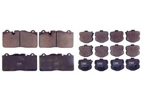 Kit De Balatas Bajos Metales Delanteras Y Traseras