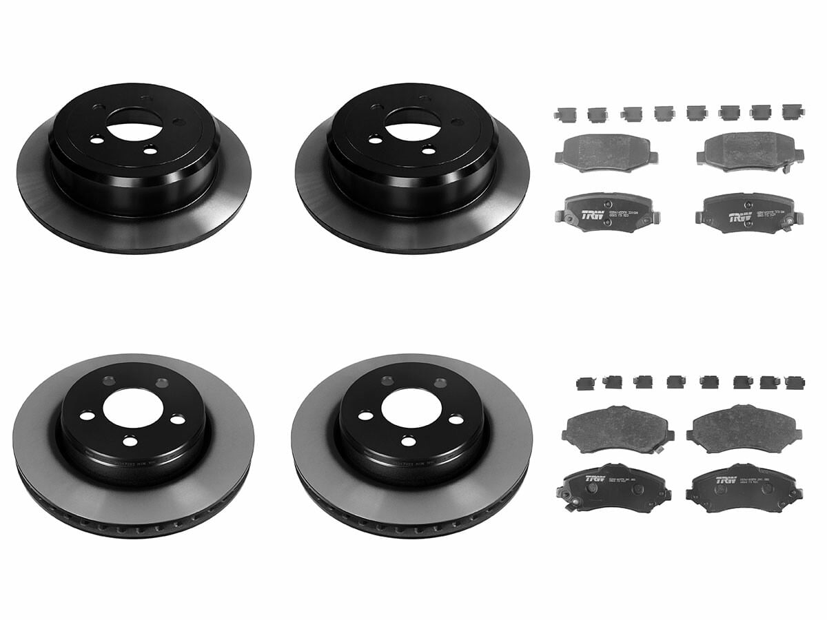 Kit De Balatas Ceramicas Y Discos Delanteros,Traseros