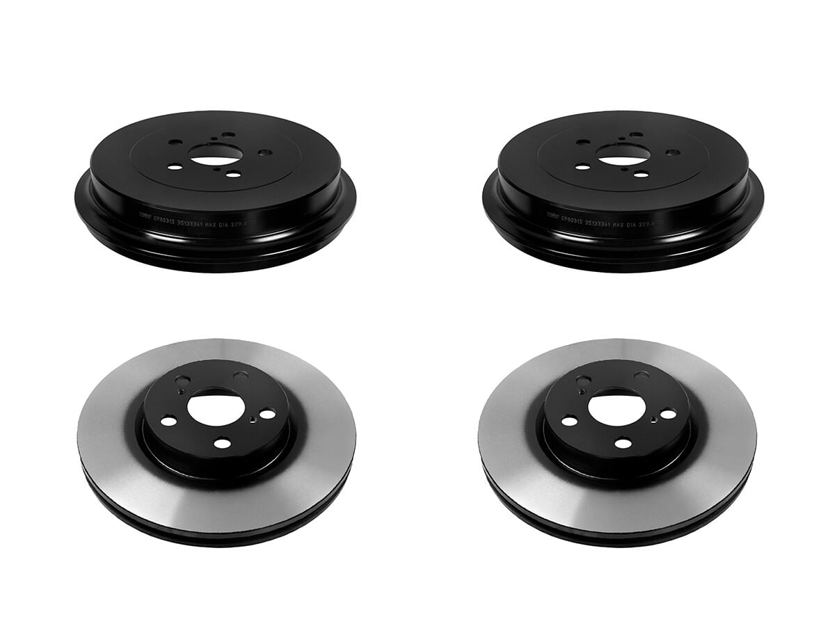 Kit De Discos Y Tambores (4 Piezas)