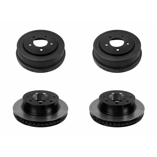 trw-kit-de-discos-y-tambores-4-piezas-ford-serie-f-2008-2009-f-250-v8-4-6l-0 trw-kit-de-discos-y-tambores-4-piezas-ford-serie-f-2008-2009-f-250-v8-4-6l-0