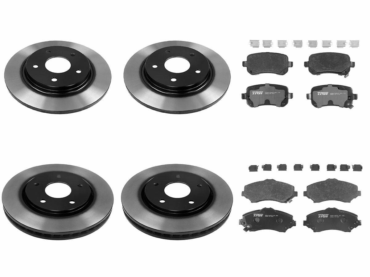 Kit De Balatas Ceramicas Y Discos Delanteros,Traseros