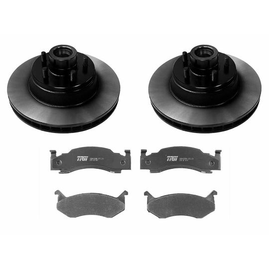 trw-kit-de-balatas-semimetalicas-y-discos-delanteros-dodge-serie-d-1982-1988-d150-v8-5-9l-0